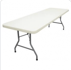 8-foot rectangle folding table